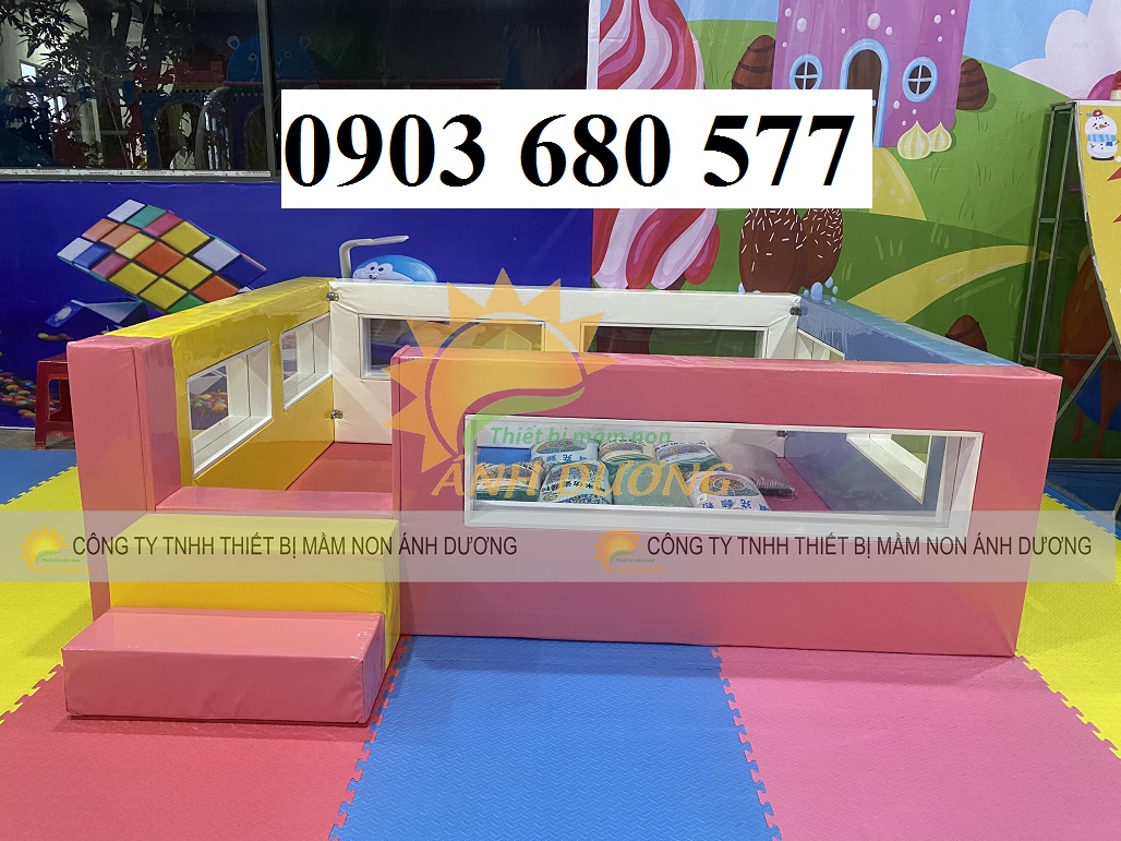 Linh kiện, phụ kiện lắp đặt khu liên hoàn nhà banh giá rẻ, uy tín